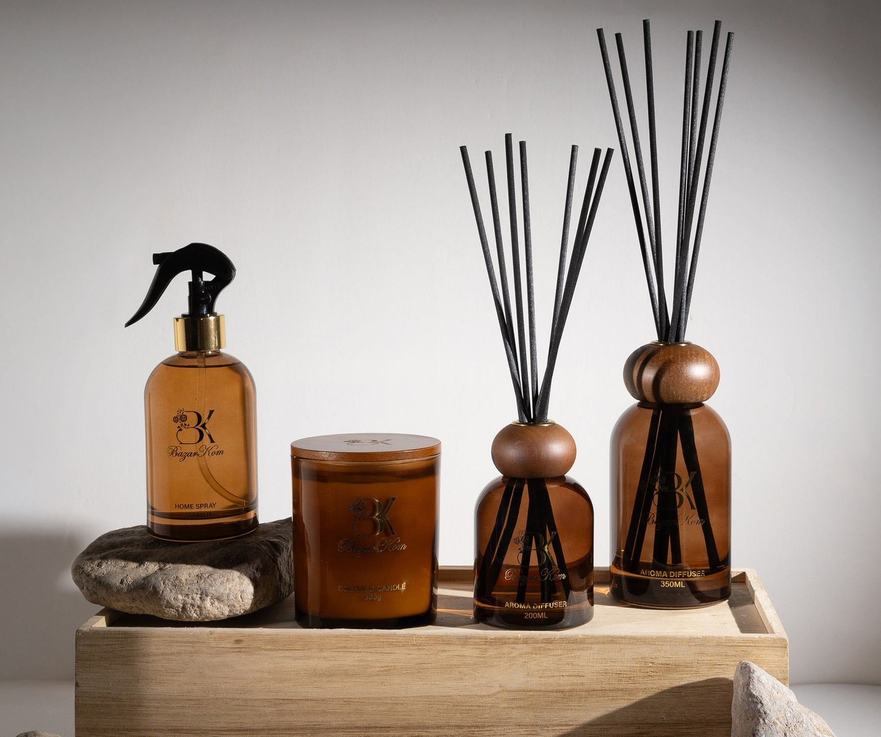 Elevate Your Home Ambiance with Bazarkom Scented Candles and Aroma Diffusers