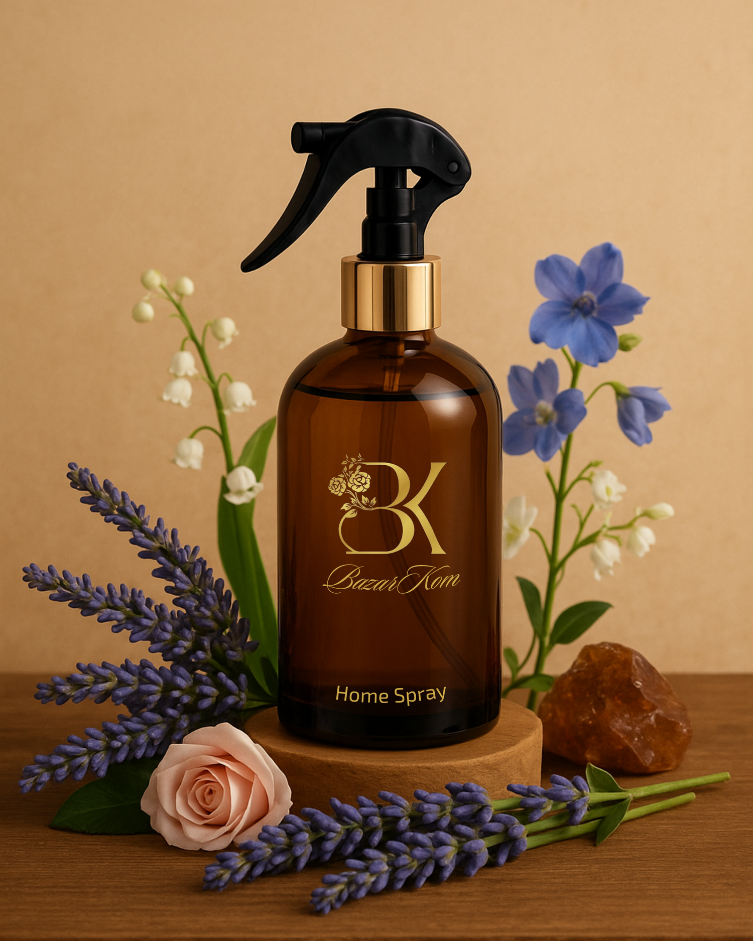 Bazarkom Home Spray - Lavender & Rose (250ml)
