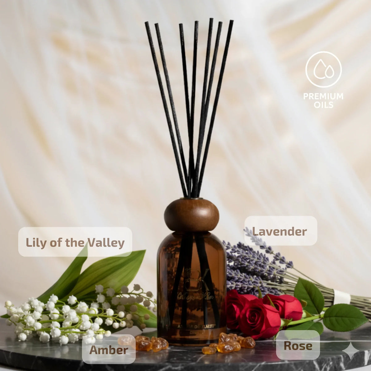 فواحة عطرية - لافيندر و ورد