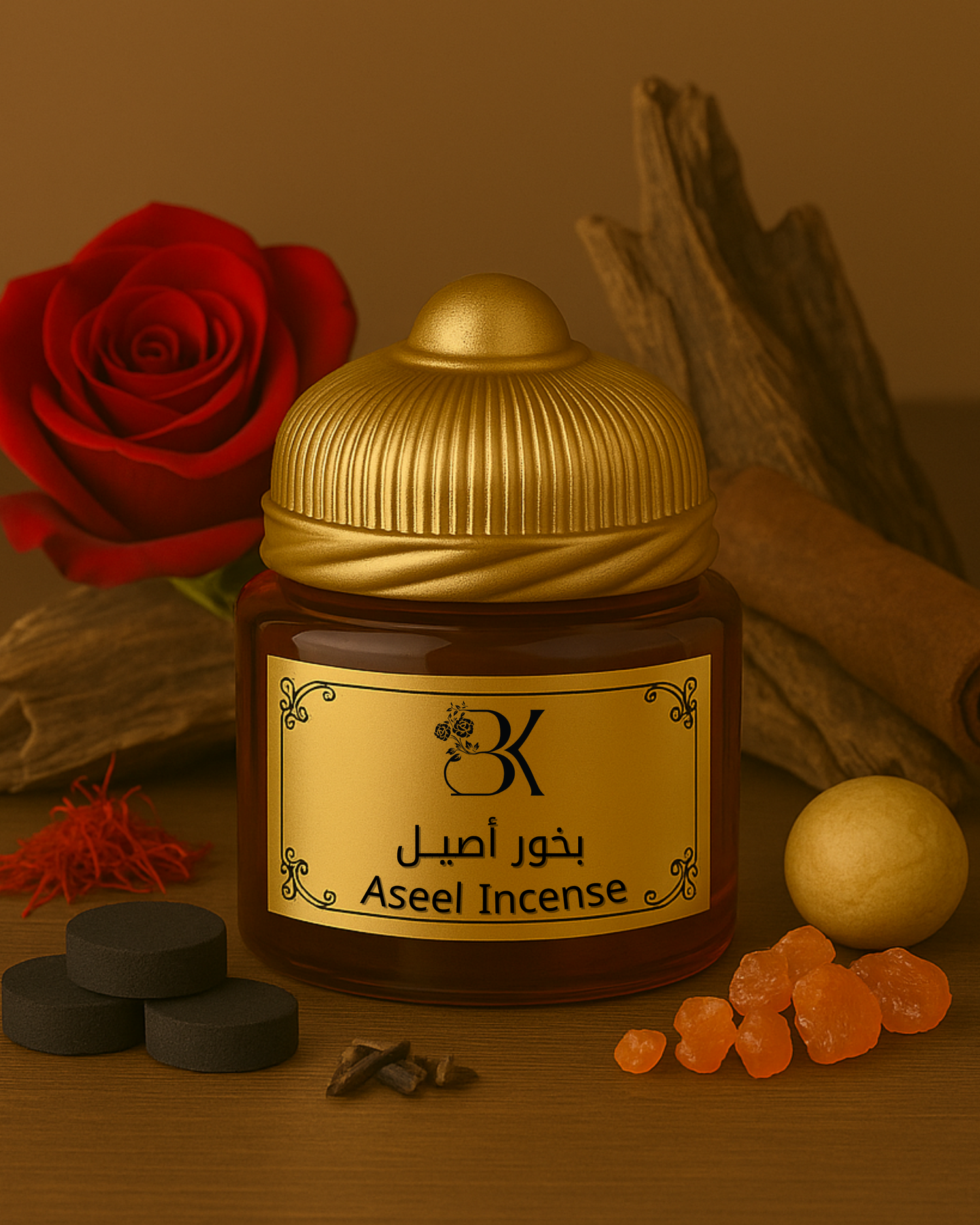 Bazarkom Incense - Aseel (90-100g)