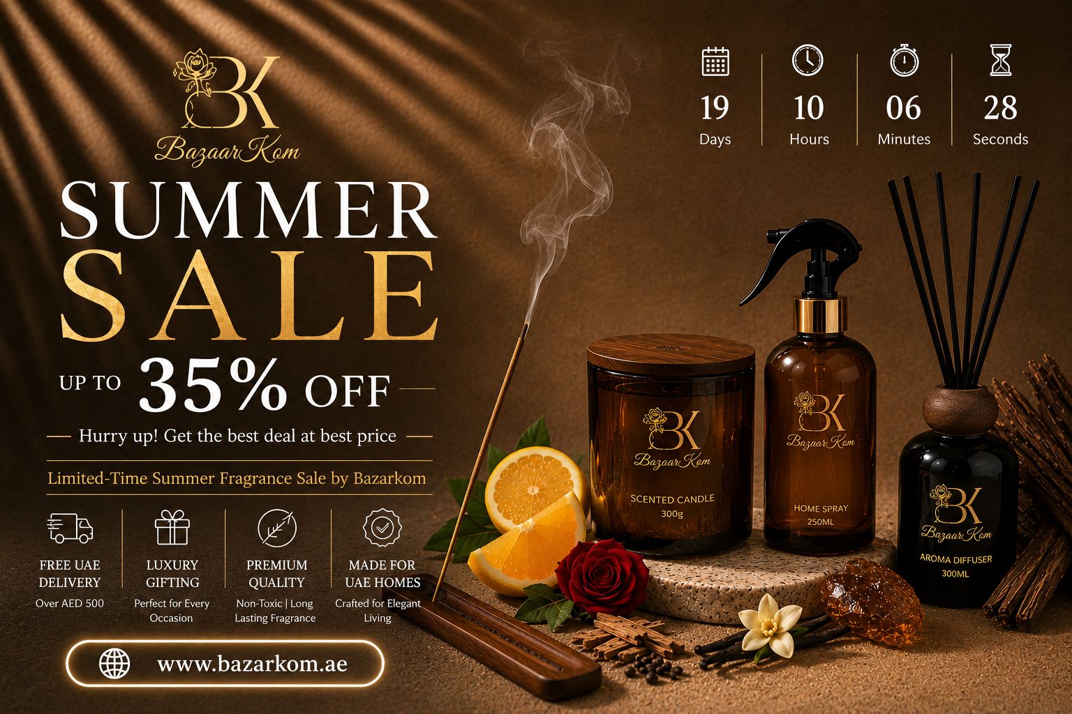 Limited-Time Summer Fragrance Sale by Bazarkom