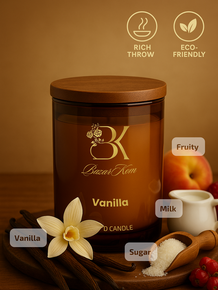BK Scented Candle - Vanilla, 300g