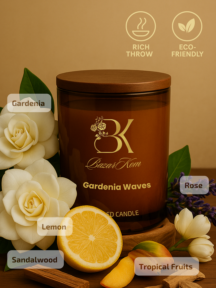 شمعة معطرة، جاردينيا ويفز، 300 جرام