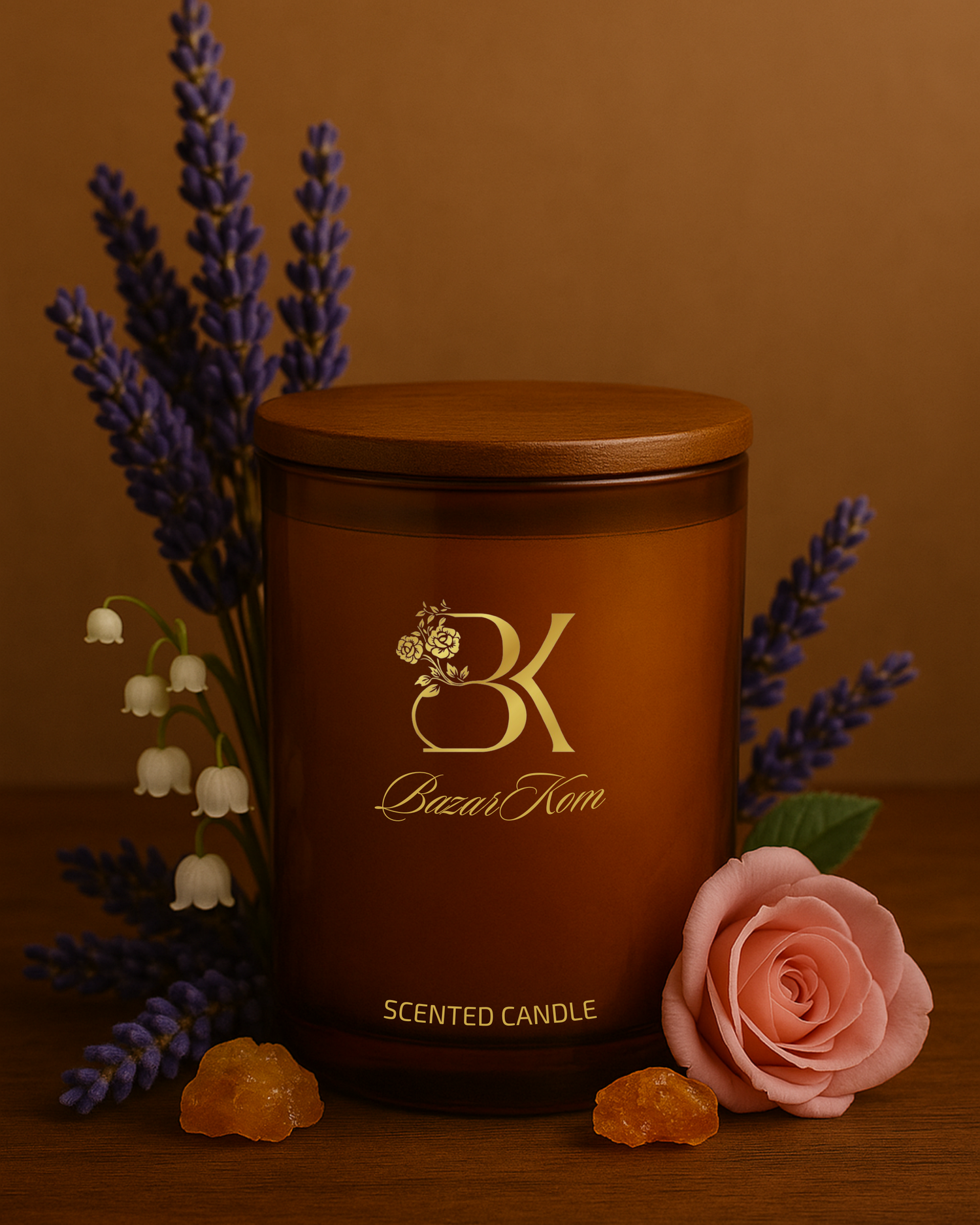 شمعة معطرة، لافيندر وورد، 300 جرام