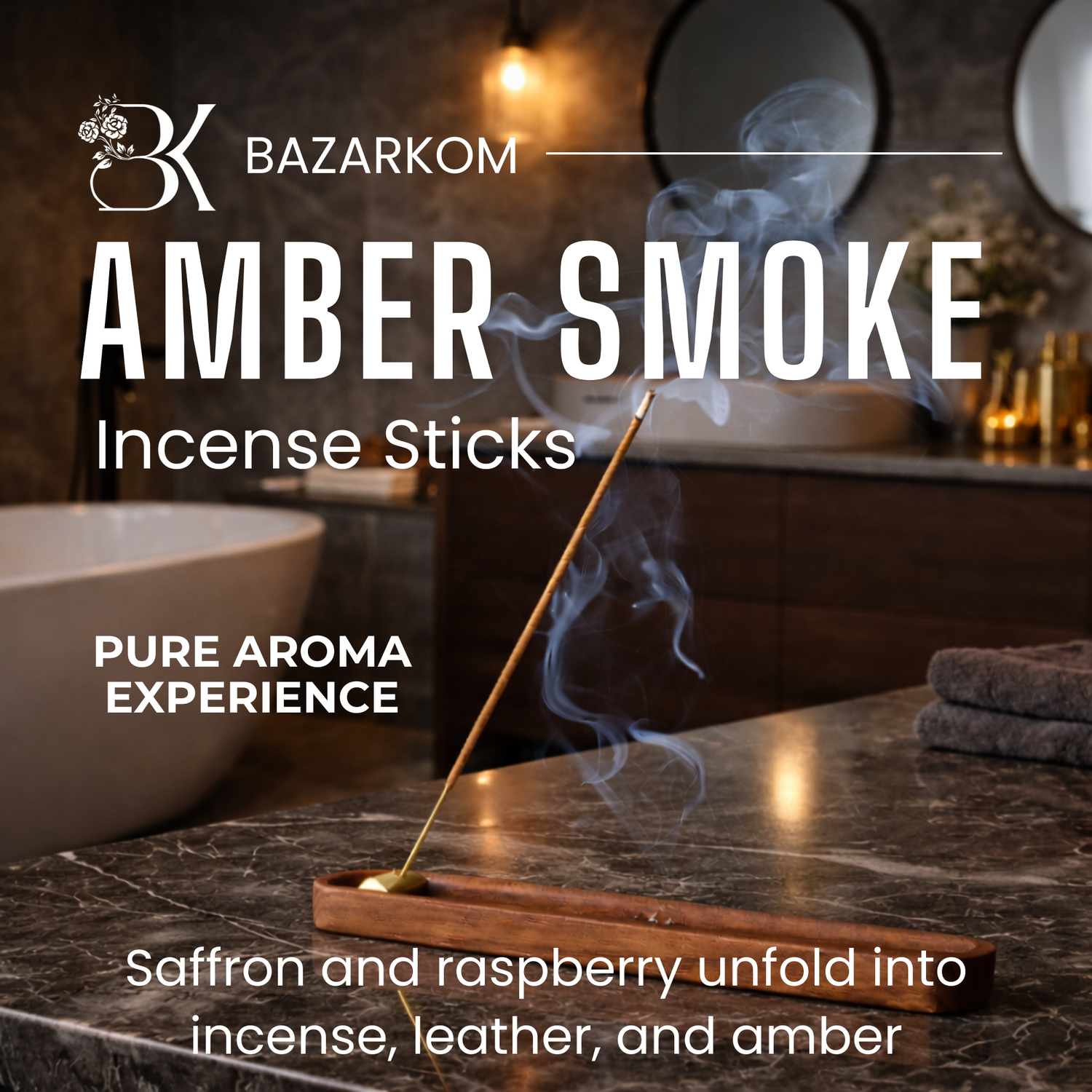 BK Incense Sticks - Amber Smoke