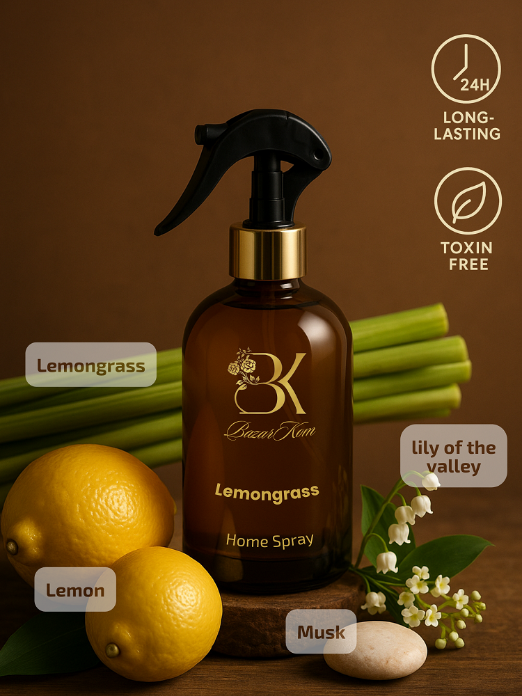 Bazarkom Home Spray - Lemongrass (250ml)