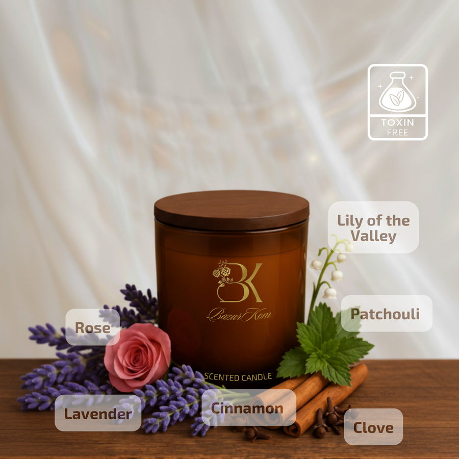 BK Scented Candle - Lavender & Rose