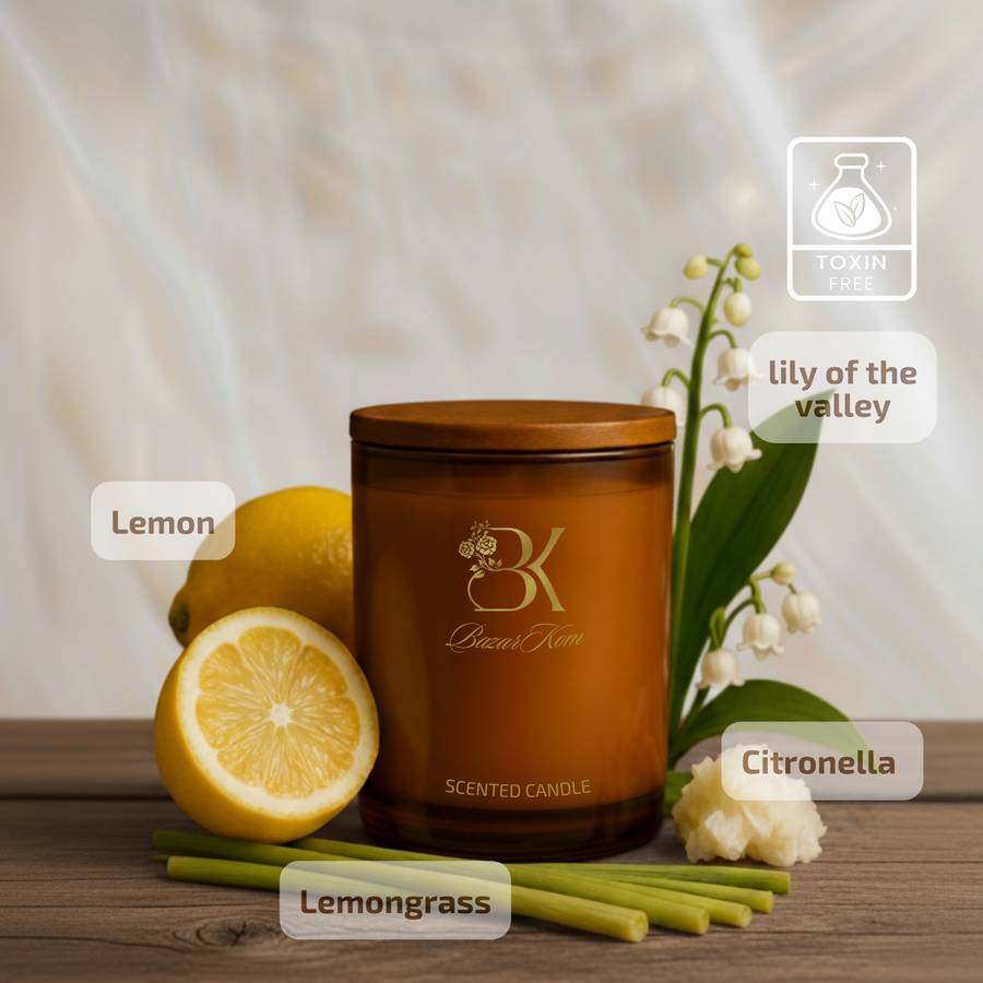 BK Scented Candle - Lemongrass