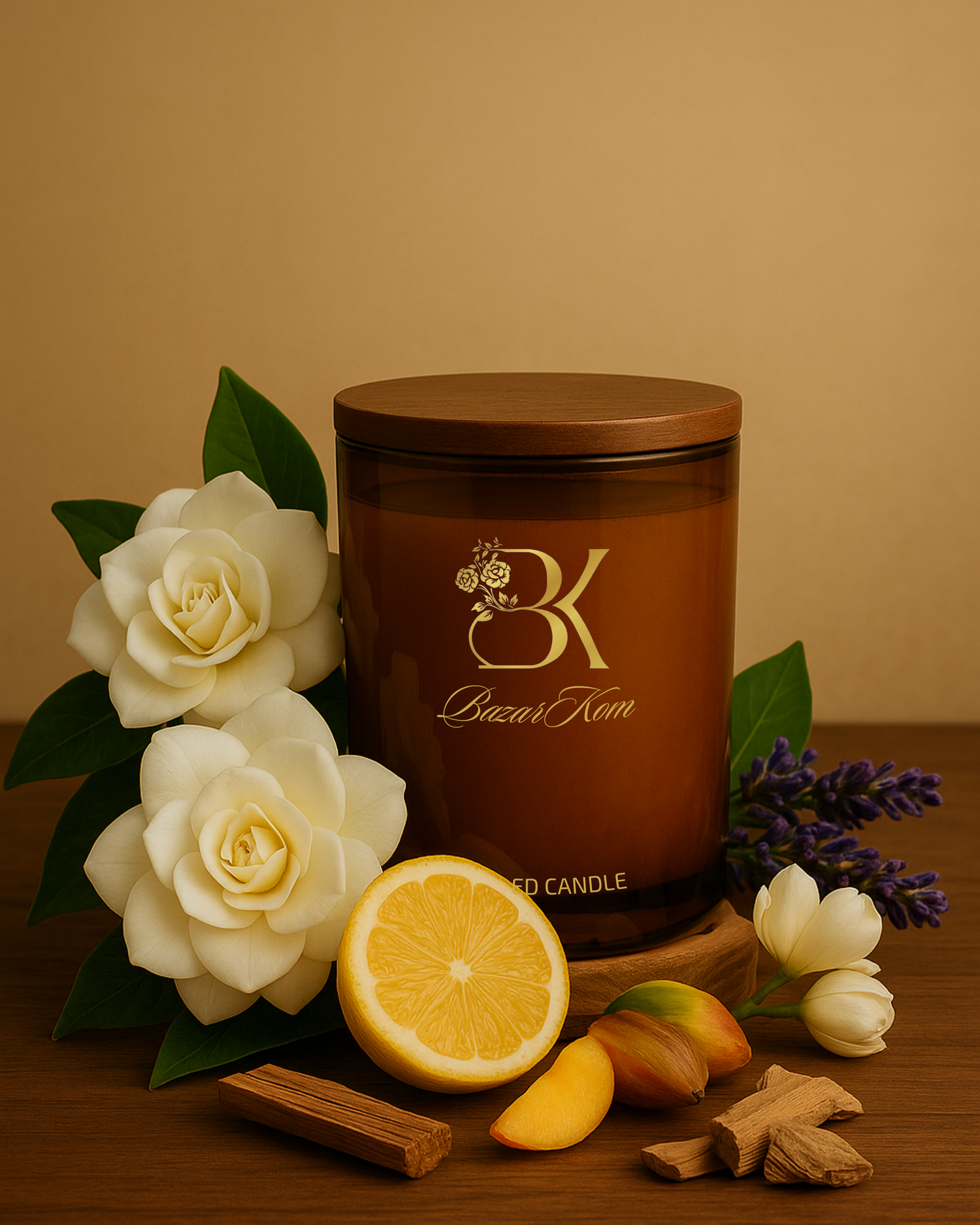 شمعة معطرة، جاردينيا ويفز، 300 جرام