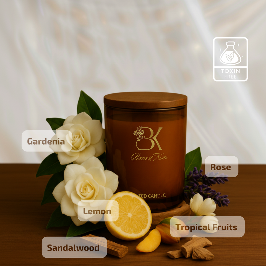 BK Scented Candle - Gardenia Waves