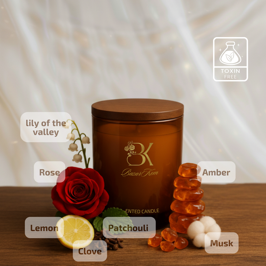 BK Scented Candle - Floral Amber