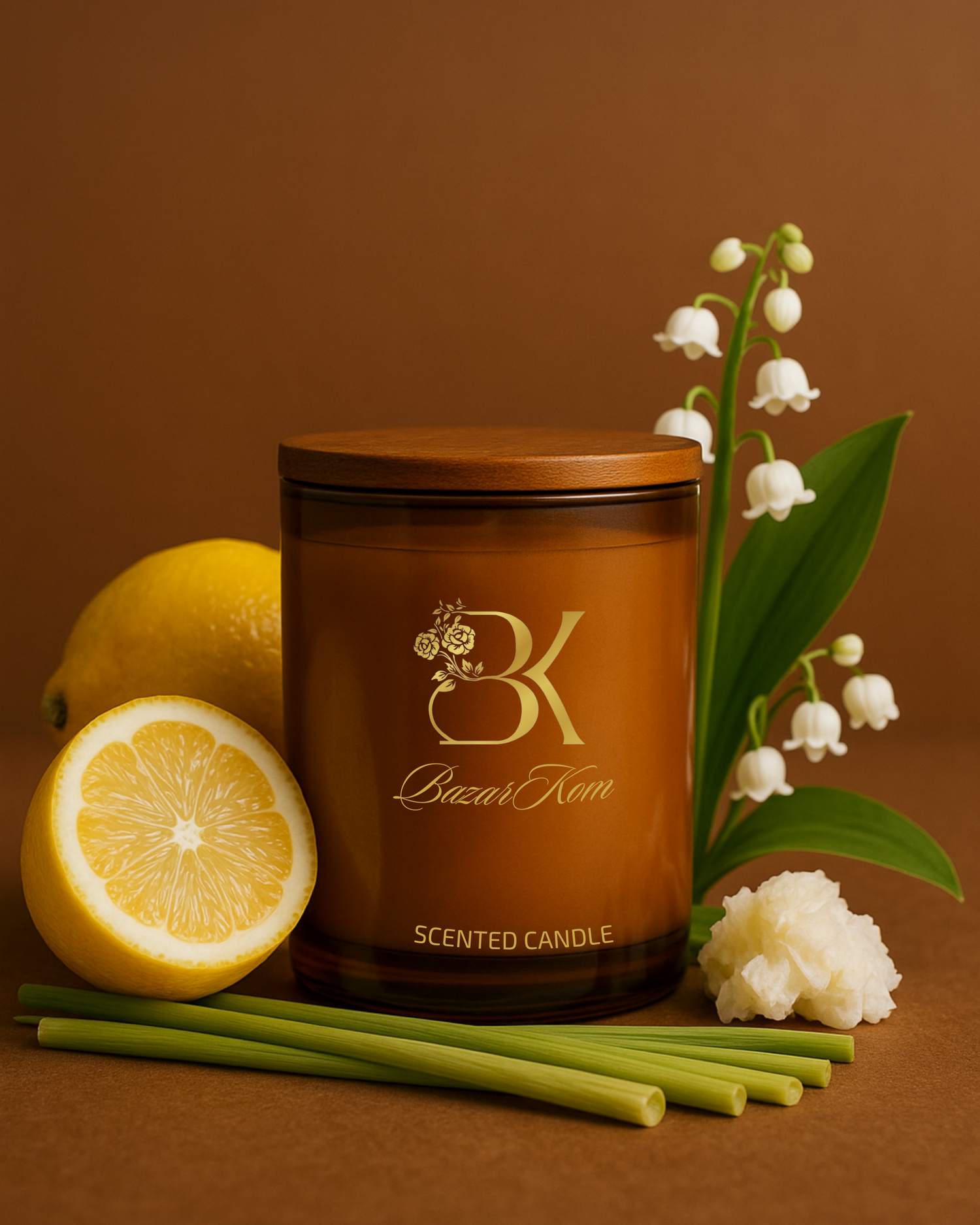 شمعة معطرة، ليمون جراس ، 300 جرام