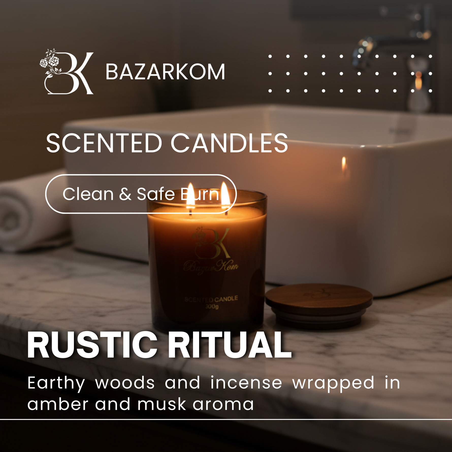 BK Scented Candle - Rustic Ritual