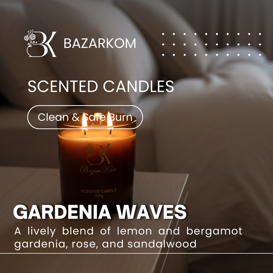 BK Scented Candle - Gardenia Waves
