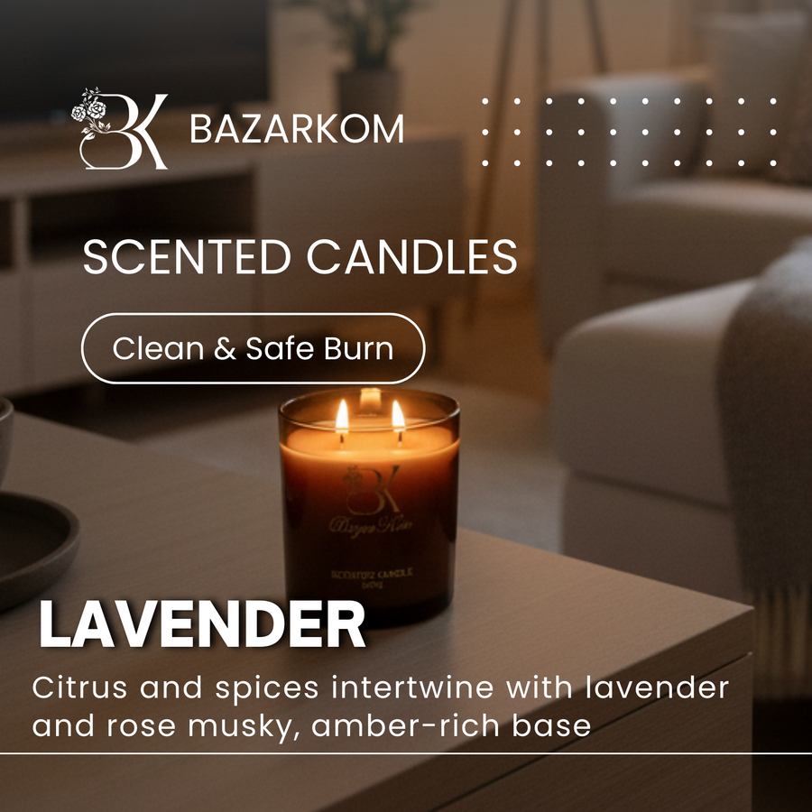 BK Scented Candle - Lavender & Rose