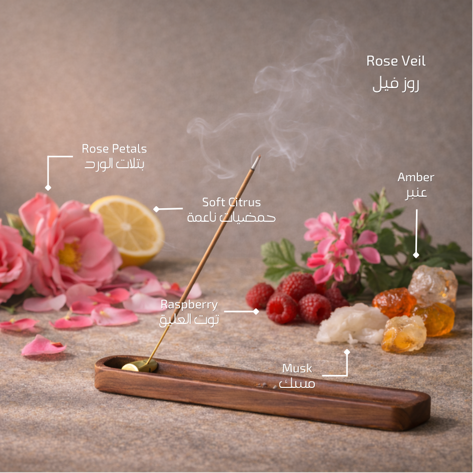  Rose Veil - Incense Sticks