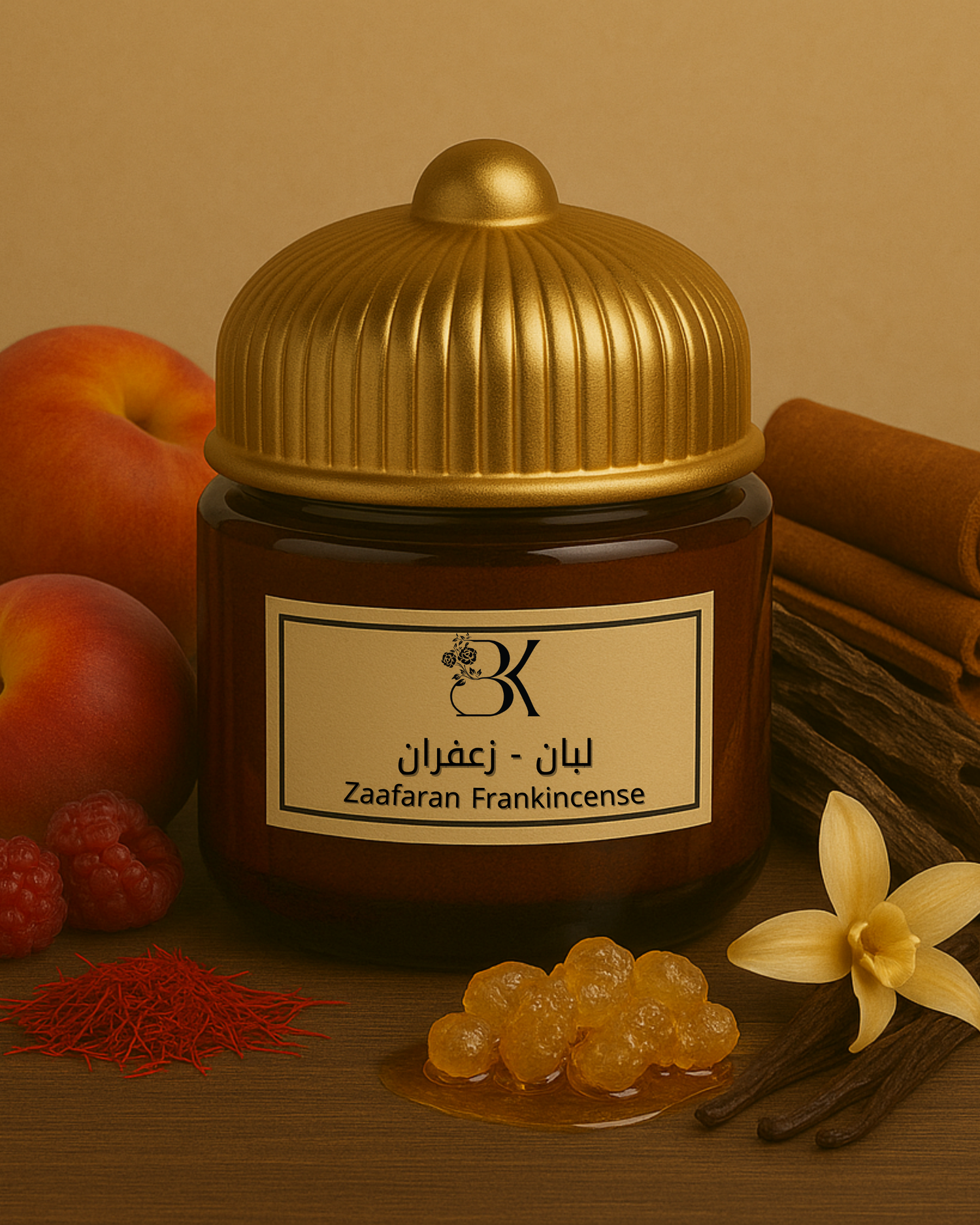 Bazarkom Scented Frankincense -  Zaafaran (120g)